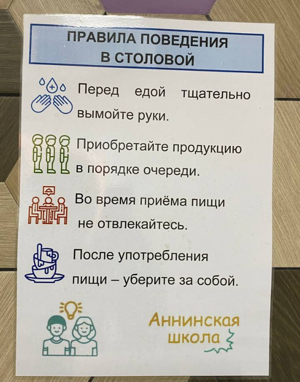 Изображения столовой.